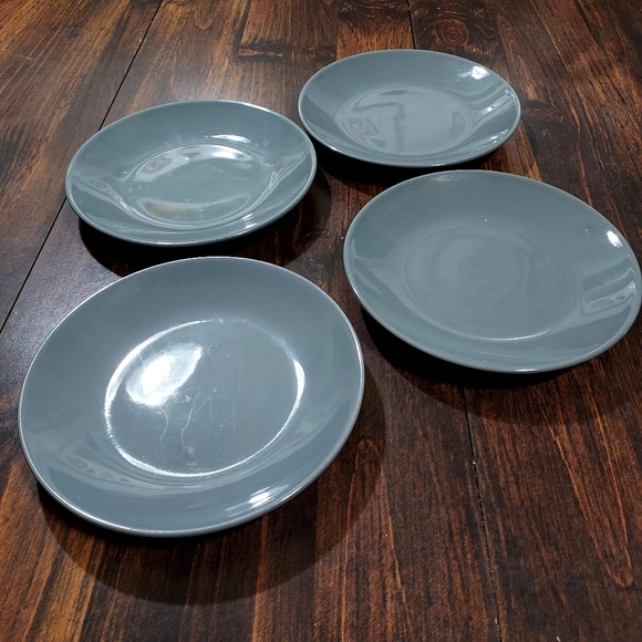 Royal Norfolk Stone Gray 7.5" Desert Plate 4 piece (0762) no chips, pris… - Picture 1 of 3